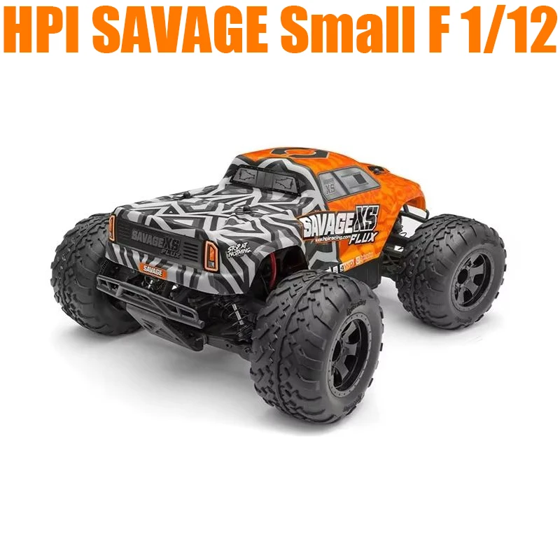 Hpi Savage Small F 1/12 Remote Control Electric Four-Wheel Drive High-Speed All Terrain Off-Road Vehicle Xs Flux