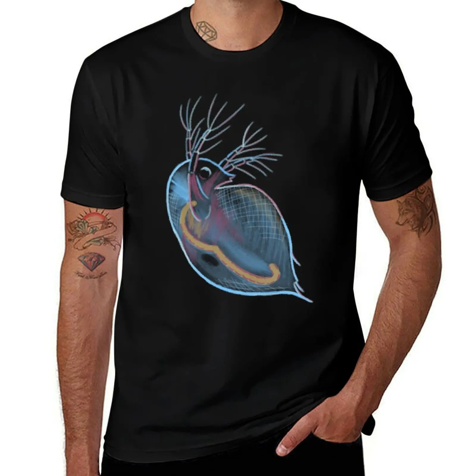 

my little daphnia (transparent) T-Shirt t shirts cotton 100% g man t shirts for men T-Shirt