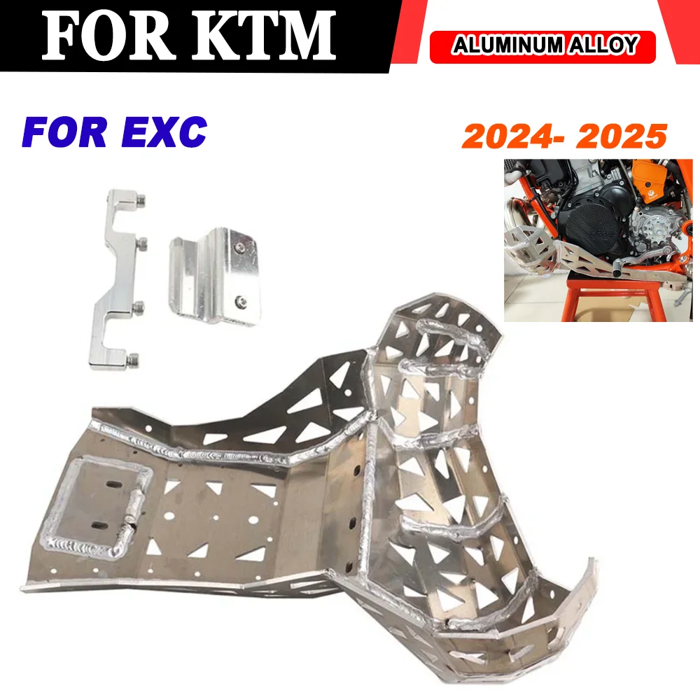 

For KTM EXC 300 250 2024 2025 Motorcycle Accessories Engine Protection Cover Bash Plate Guard Skid Plate Belly Pan Protector