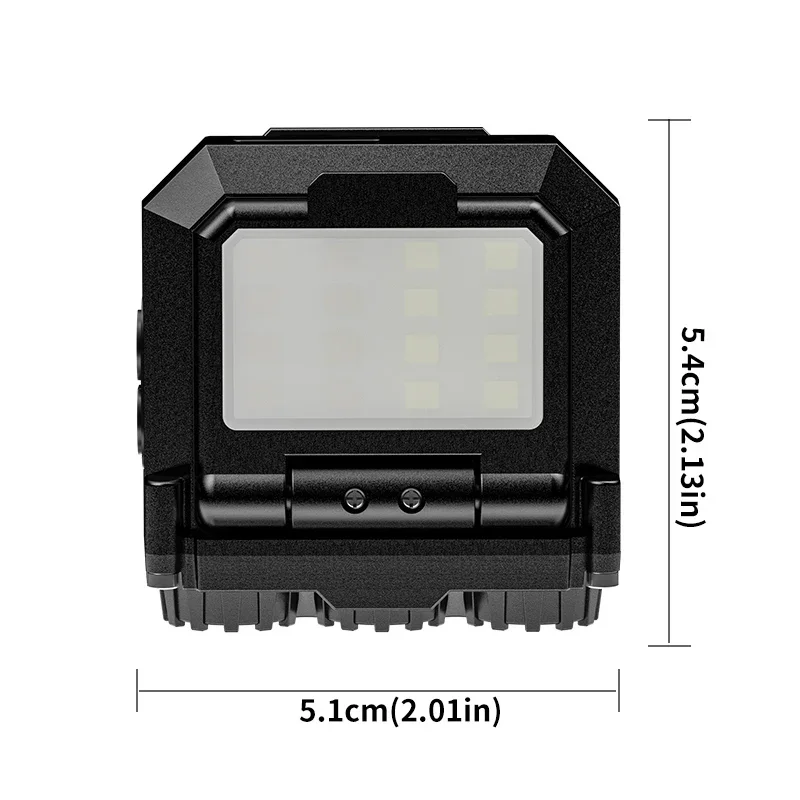New 3-core XPG strong light induction headlight USB rechargeable outdoor running light night fishing led hat clip light