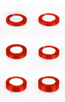 紅色緞帶婚禮聖誕節萬聖節派對裝飾禮物包裝剪貼簿用品DIY蝴蝶結手工藝品包裝膠帶 6 最佳銷售 聖誕絲帶 - №2