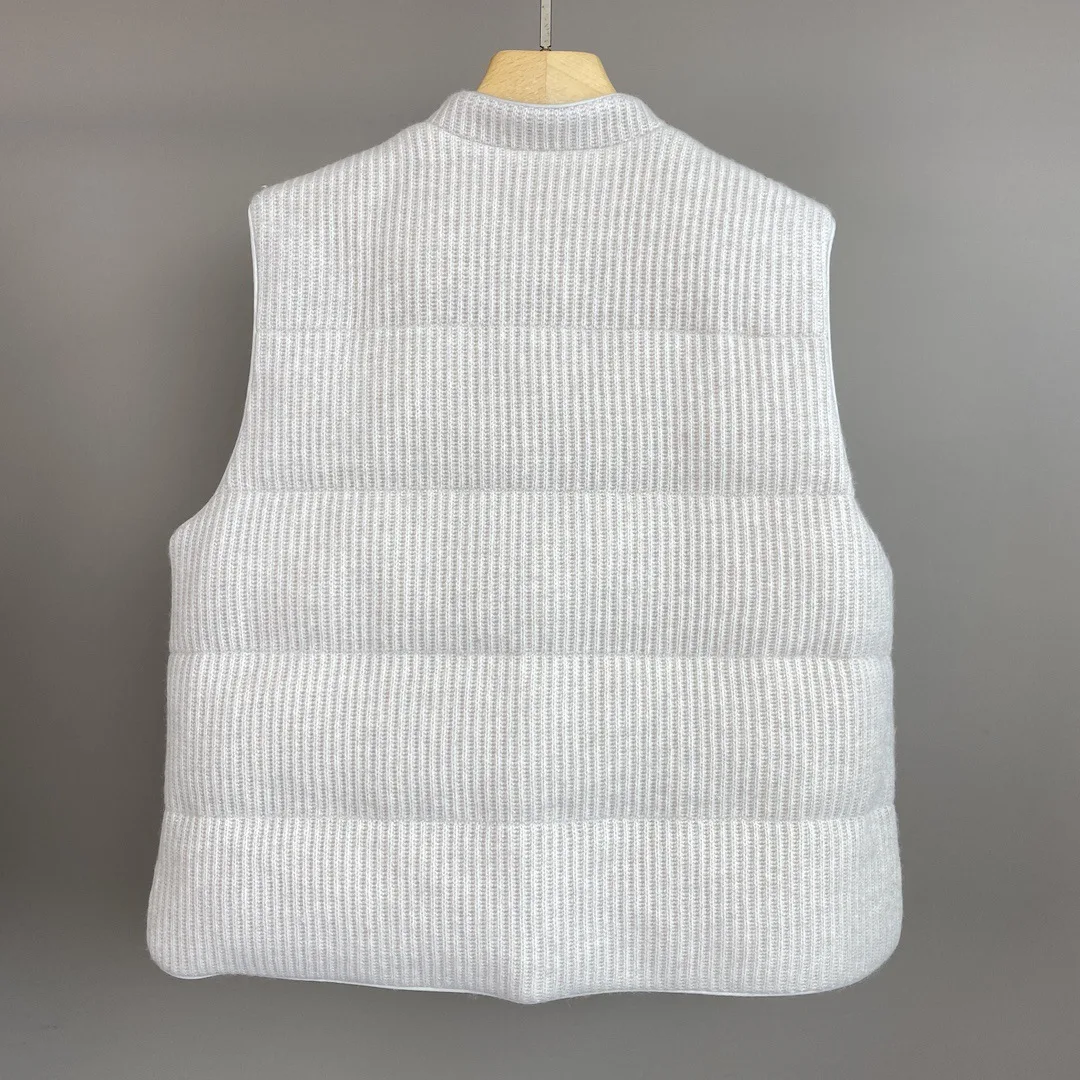 

Женская новинка осени и зимы 25, кашемировая вязаная двусторонняя куртка, модная универсальная куртка