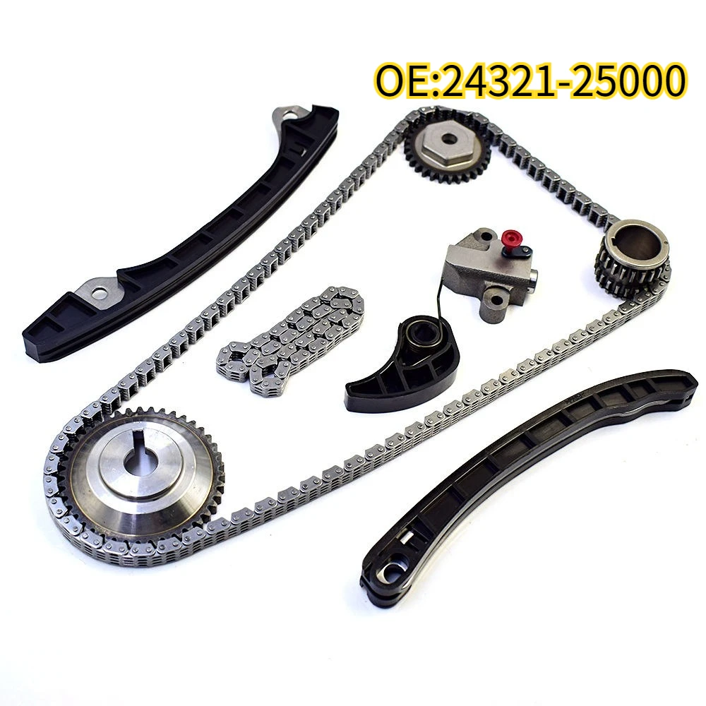 

High quality New For 24321-25000 Timing chain kit suitable for Hyundai Kia 2.0L 2.4 from 2006-2015, 2013-2016
