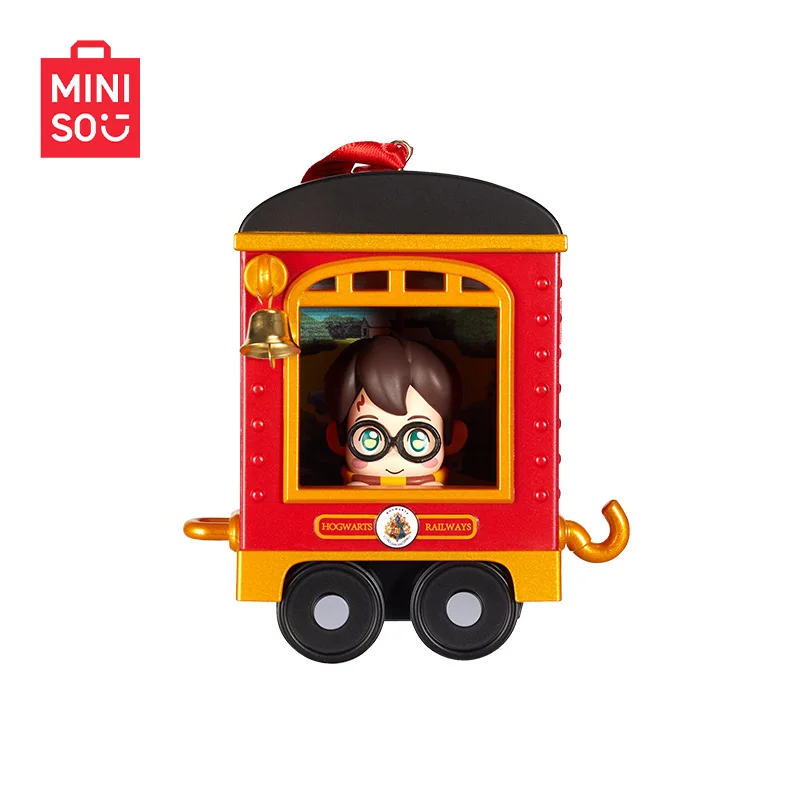 มินิโซ แฮร์รี่ พอตเตอร์ รถไฟฮอกวอตส์เอ็กซ์เพรส กล่องสุ่มฟิกเกอร์ ของตกแต่งโต๊ะ ของสะสม ของขวัญสำหรับแฟนๆ