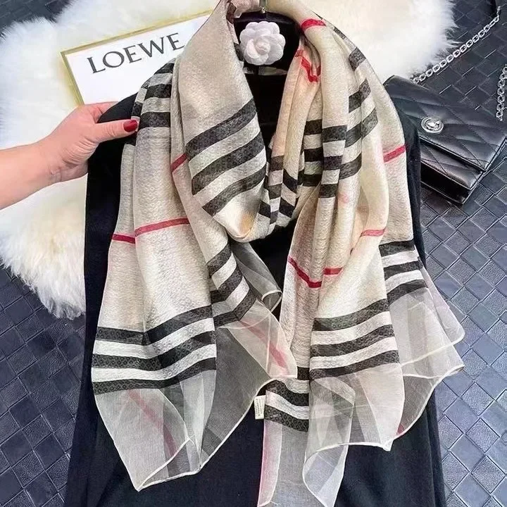 Spring and Summer New Imitated Silk Scarf Women Luxury Design Square Scarf Outdoor Soft Small Headscarf Hijab Lady 180*90cm