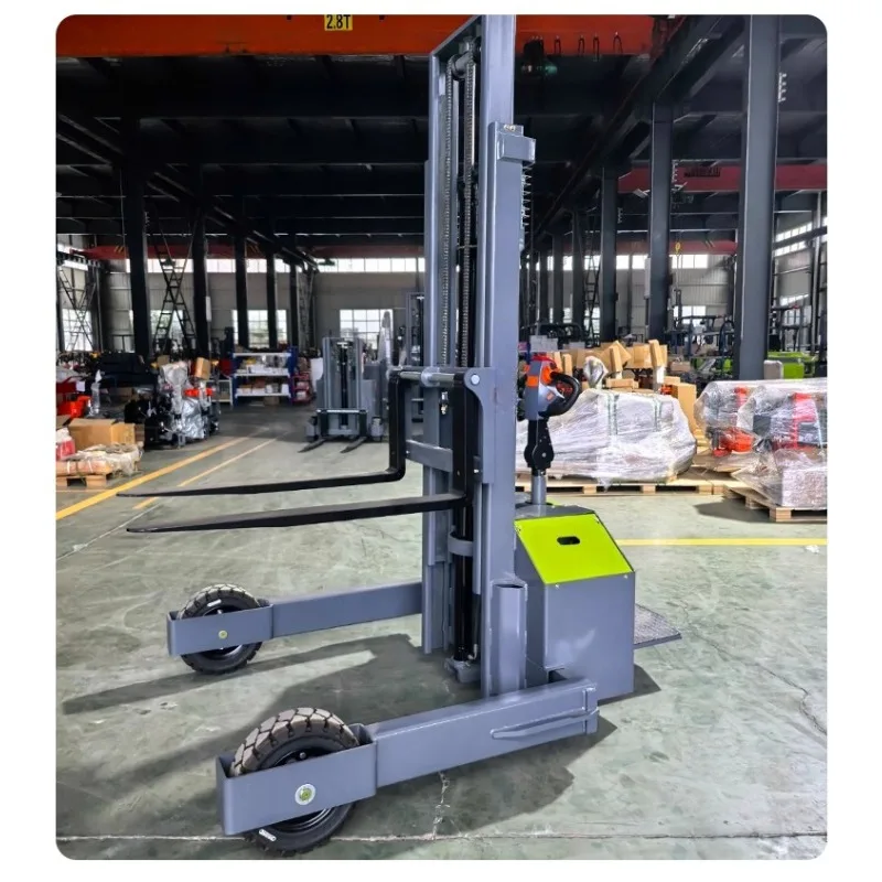 FOB Electric Hydraulic Stacker Outdoor Off-road  Station Ride-on Lift Truck Loading and Unloading Truck Load Forklift