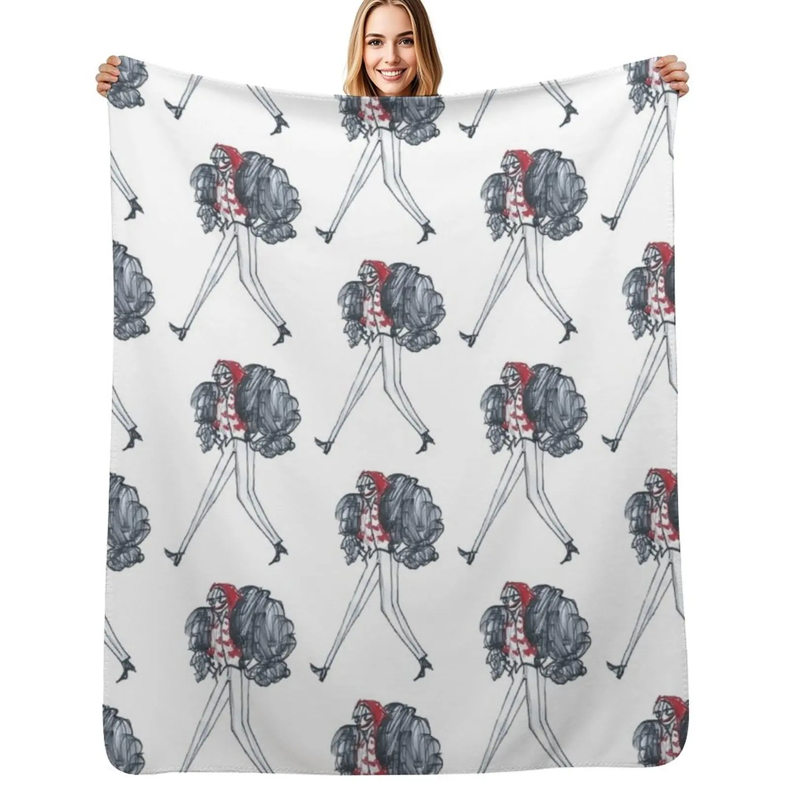 

Corazon fashion walk Throw Blanket Shaggy Furry Soft Blanket for Bedroom Living Room