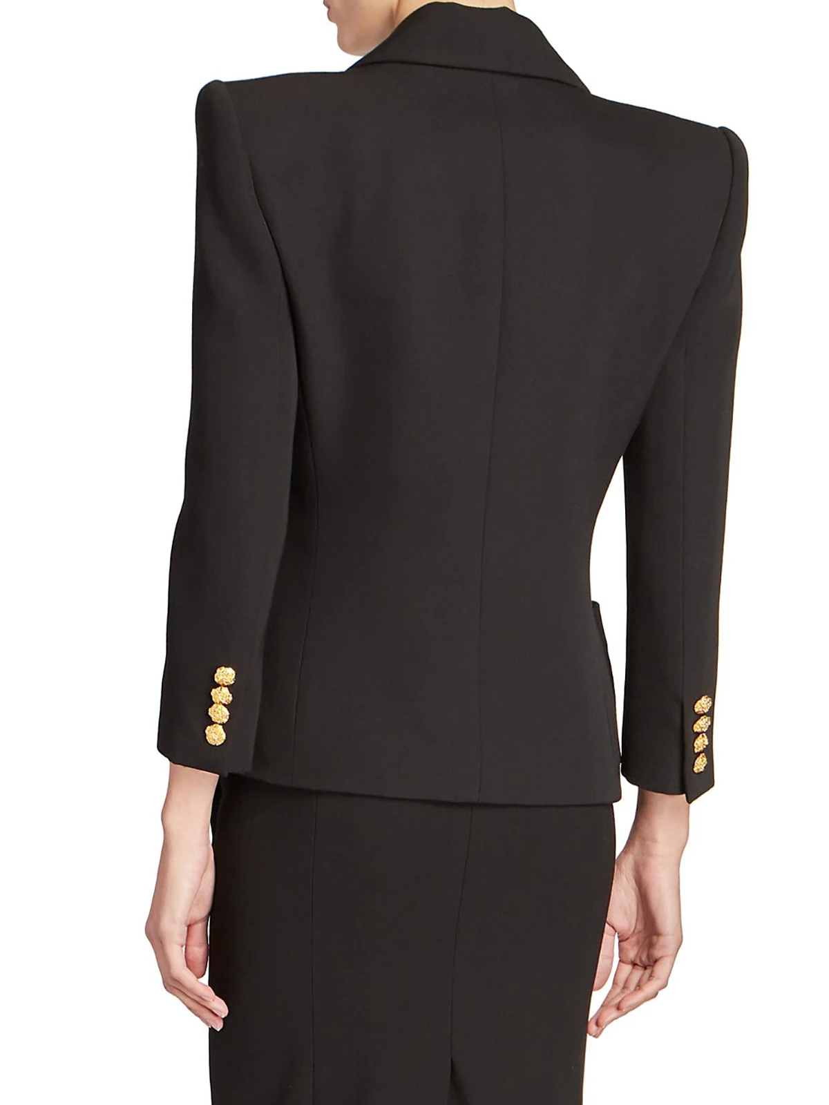 Spring Elegant Mother of the Bride Suit Black Skirts Sets Office Lady Evening Party Blazer Guest Wear 2 Pieces