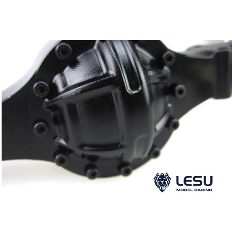 LESU 1/14 Metal Rear Axle Differential Speed RC Accessories for Tamiyaya Model RC Tractor Truck Car Q9021 DIY Toy Spare Part