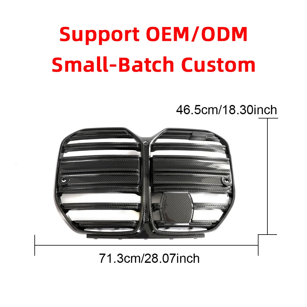 Custom OEM Car Grilles Carbon Fibre Auto Parts Kit Car Side Skirts Front Bumpers Rear Diffuser 3D Printing Service