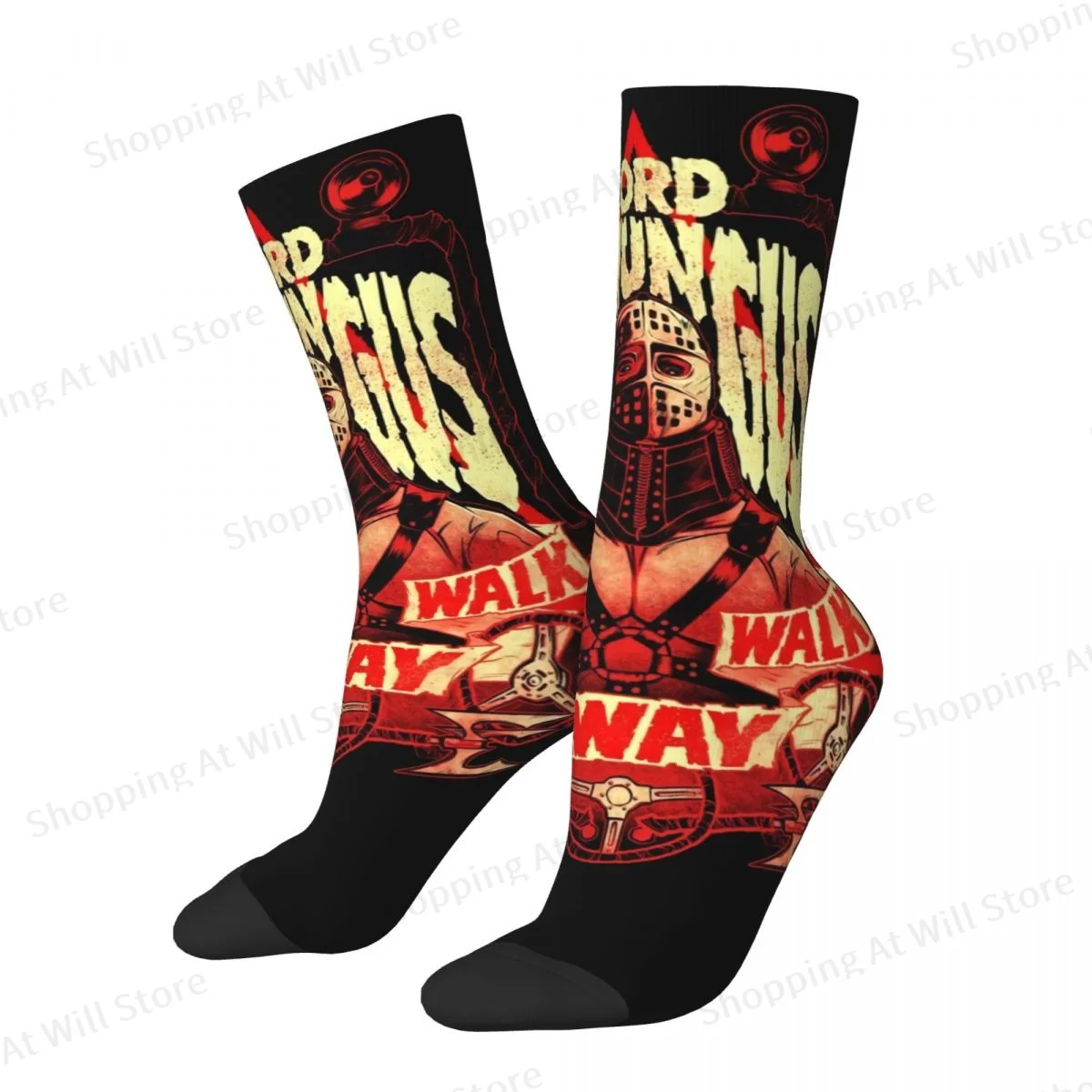 Mad Max Lord Humungus Men Women Round neck Socks Windproof Novelty Spring Summer Autumn Winter Stockings Gift