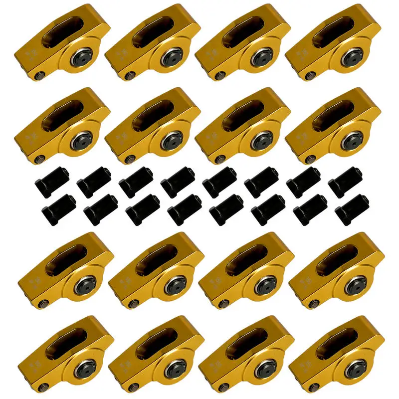 

Rockers Aluminum Self-aligning Roller Rockers Arms 1.5 Ratio For Chevy Small Block SBC Gen I 350 400