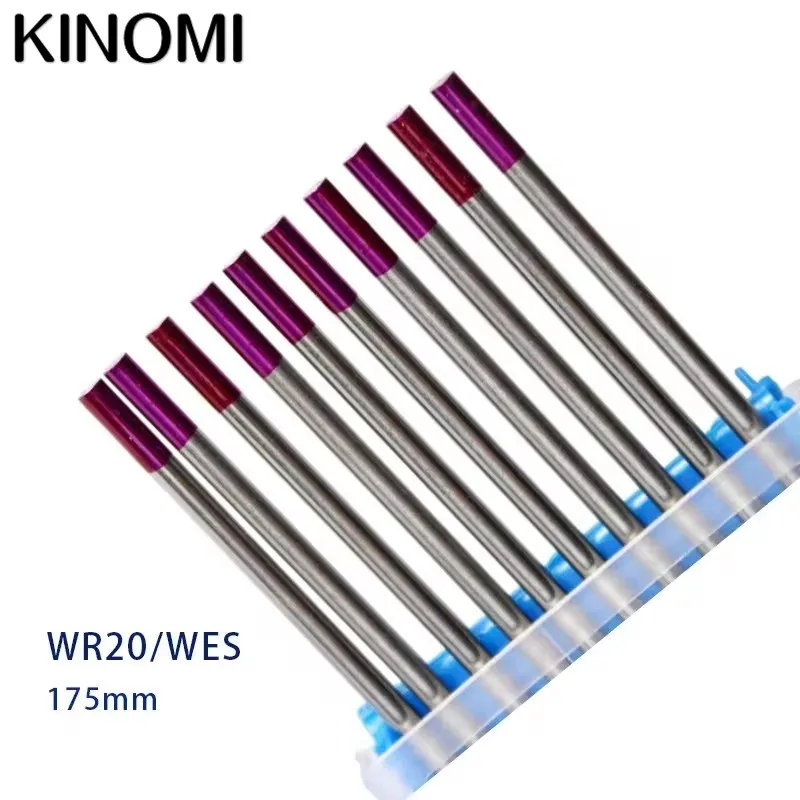 10pcs WT20 WC20 WL20 WL15 WZ8 WP WY20 WR20 E3 1.6mm 2.4mm 3.2mm Tig Rods Tungsten Electrodes Professional Welding Electrodes