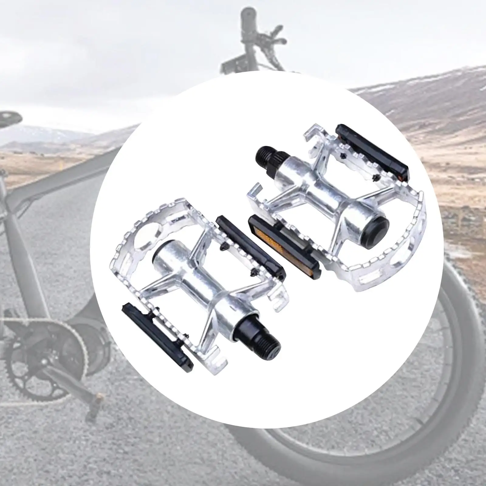 Mountain Bike Pedals Non Slip Hollow Out Replacement for Road Bike and Other Bicycles Bicycle Pedals for Cycling BMX Adult Bikes