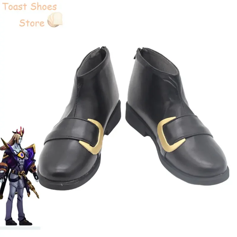 LOL Viego Cosplay Shoes PU Leather Shoes Halloween Party Boots Cosplay Prop Costume Prop