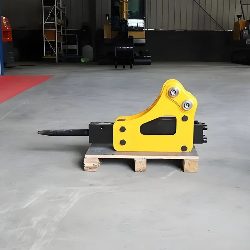 Excavator breaker, house demolition cement pavement stone excavation equipment, concrete road crusher