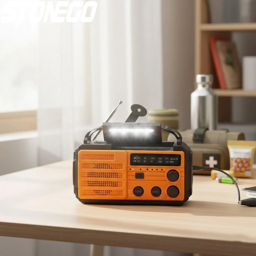 

Аварийный ручной фонарь с зарядкой от солнечной батареи и радио, портативный многофункциональный инструмент для чрезвычайных ситуаций с LED-подсветкой для чтения