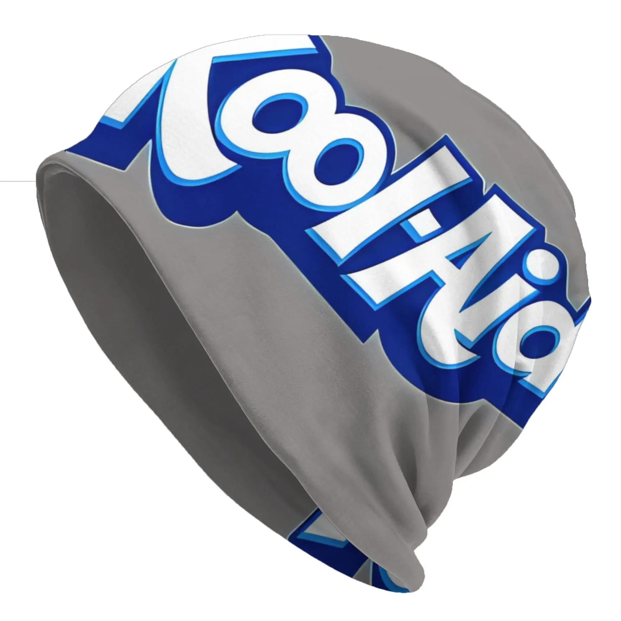 Print with font on a gray background Thin Caps For Men Women Kool-aid Beanies Ski Caps Soft Bonnet Hats Skullies Beanies Hat