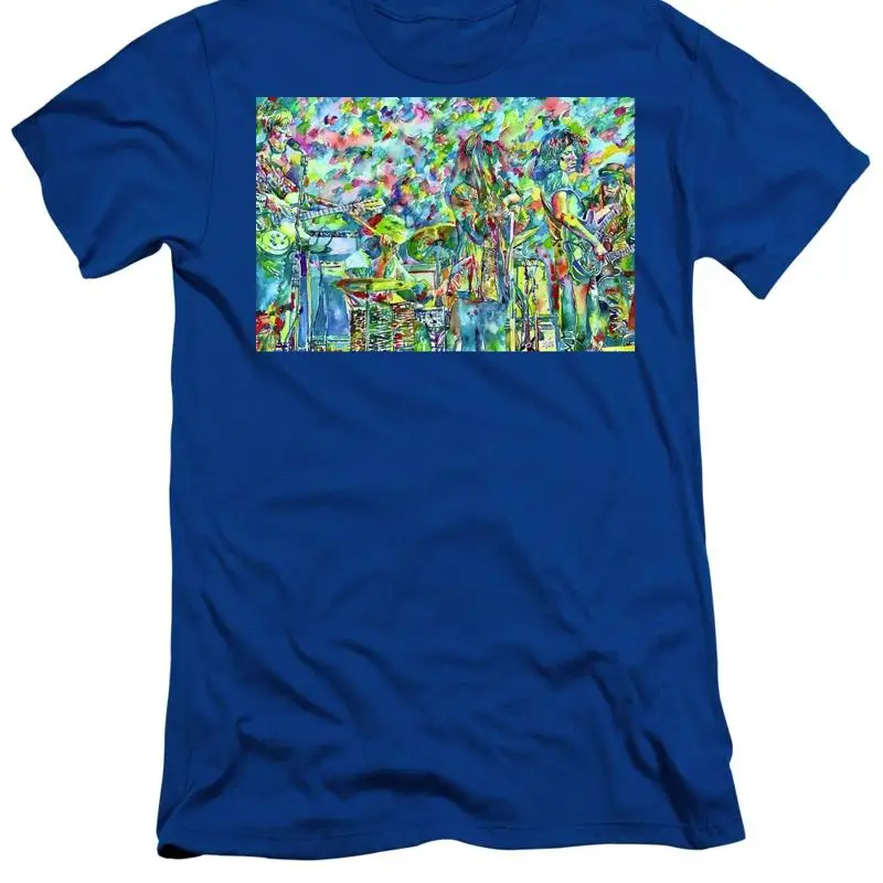 Jefferson Airplane Watercolor Portrait T-Shirt