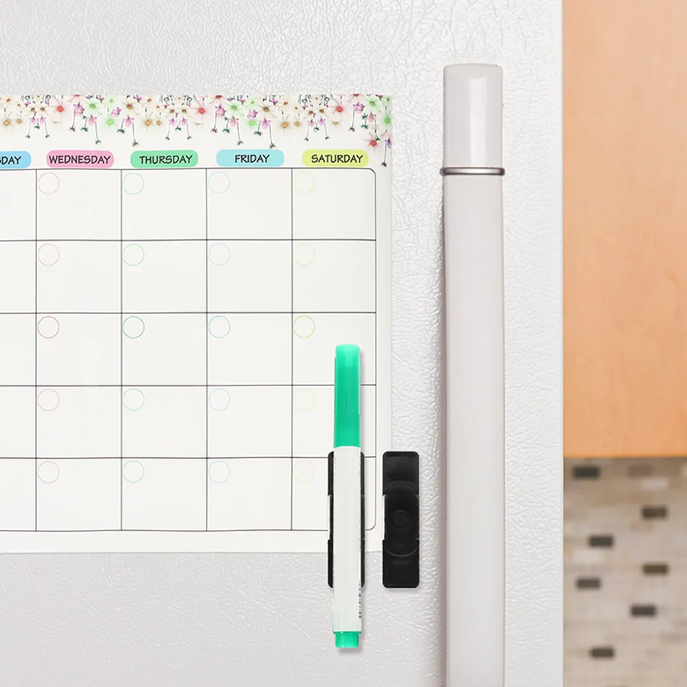 مشابك حامل القلم البلاستيكية 24 قطعة من أبازيم أدوات الكتابة اللاصقة متعددة الأغراض لتنظيم السبورة المدرسية والمكتبية #4