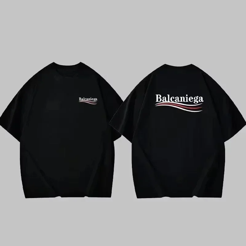 

Summer Men T-shirt Luxury Brand Short Sleeve High Quality Designer Tees Women Cotton Tshirt Men's T Shirts Oversized Tops