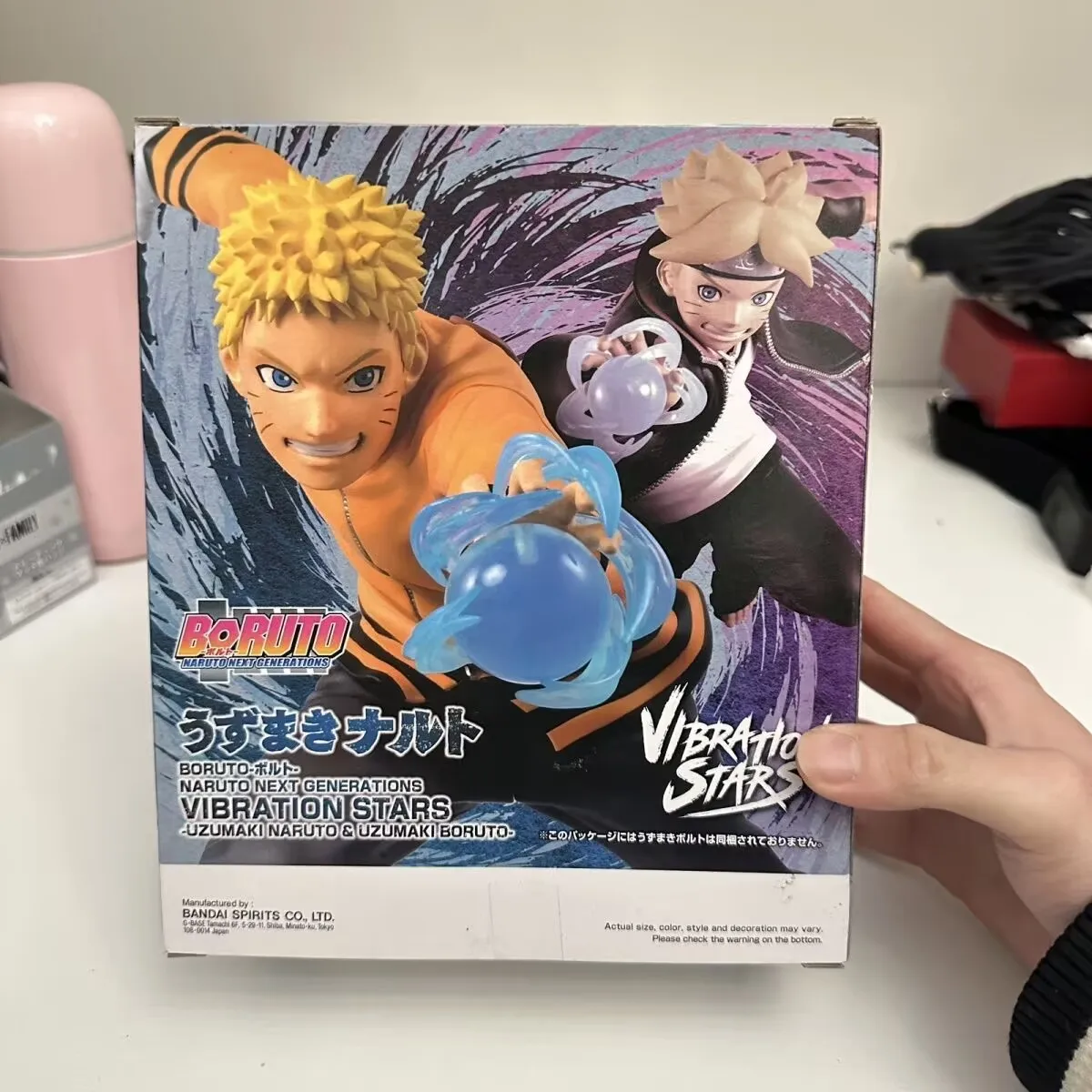 Original Bandai Naruto VIBRATION STARS Rasengan Statue Action Figure Collect Ornaments Figure Model Toys