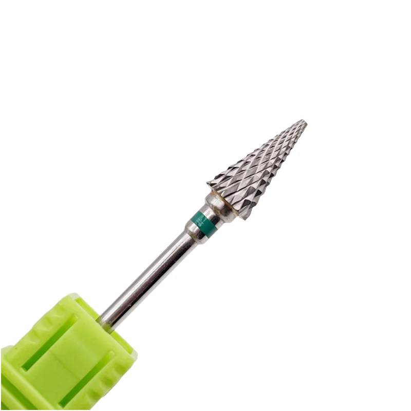 1 個傘型超硬ネイルドリルビット 3/32 インチタングステンフライスカッターマニキュアロータリーバー電気ドリルアクセサリーツール