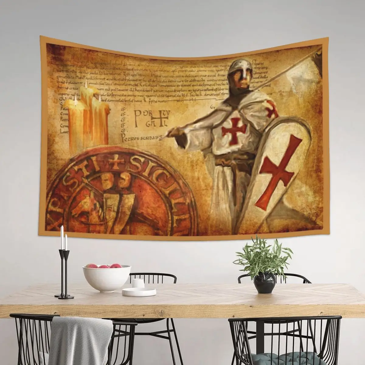 

Ordem de Cristo. Portugal. Tapestry House Decor Bedroom Decor Room Decoration Aesthetic Decor For Room Tapestry