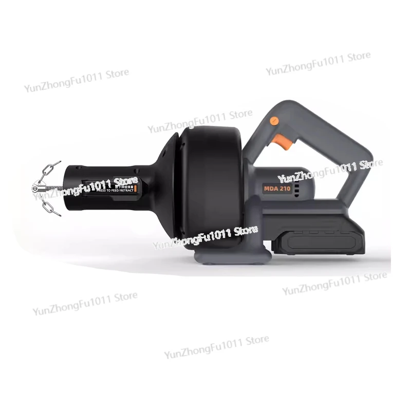 Electric Pipe Dredging Special Tool Kitchen Toilet Toilet Blockage Dredging Machine Lithium Battery Sewer Dredging Machine