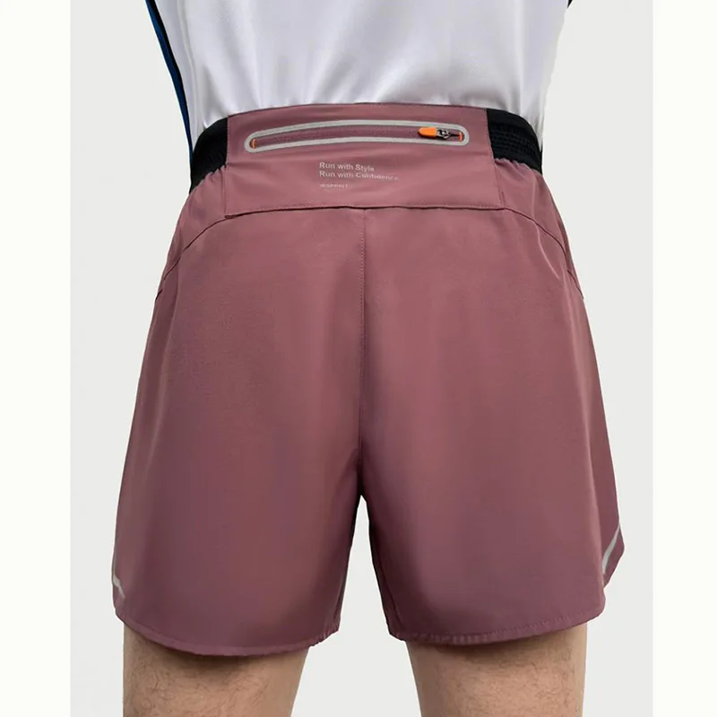 Men Running Shorts Gym Marathon Track Sports Shorts 2 In 1 Quick Dry Workout Training Gym Fitness Short Pants Summer Men Shorts image 2