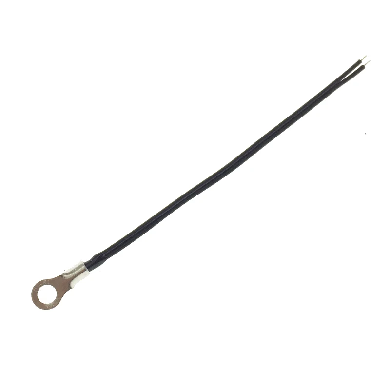 5K B3950 OT5.5-5 Fixed Line Ears Surface Mount Aperture 5mm NTC Thermistor Temperature Sensor Long 10CM Tin 3mm