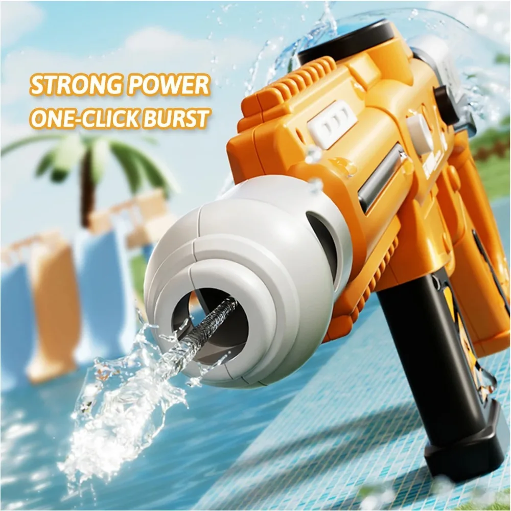 Zomer elektrisch waterpistool voor kinderen, grote capaciteit, zomer buiten strand waterpistool voor kinderen, jongens, meisjes, volwassenen