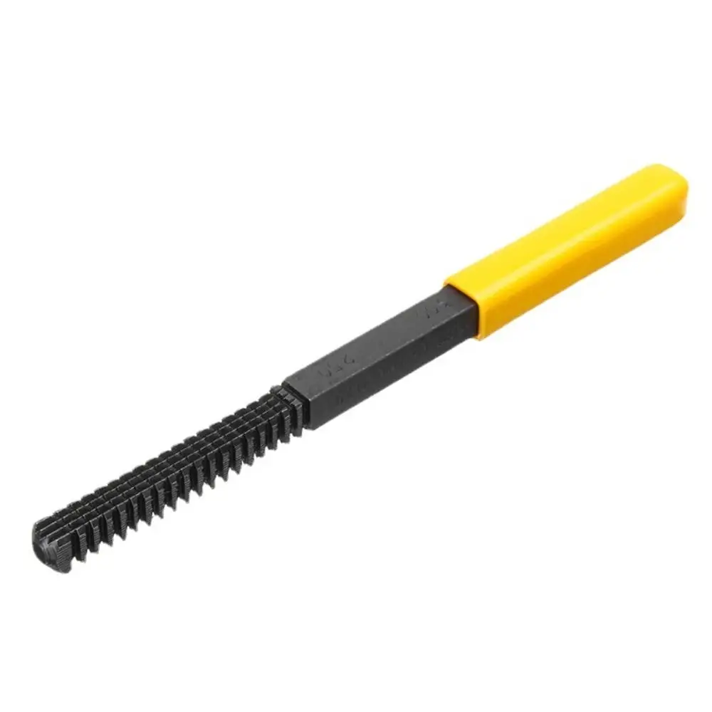 0.75-3mm Pitch Thread Repair File Portable Metric External Thread Restorer Bearing Steel Durable Bolt Teeth Restore Tool