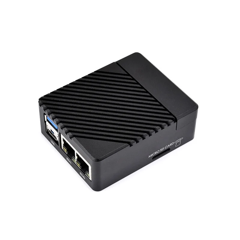 Mini carte d'extension efficace en alliage d'aluminium pour module de calcul 5, double Ethernet, prise américaine-CM5-DUAL-ETH