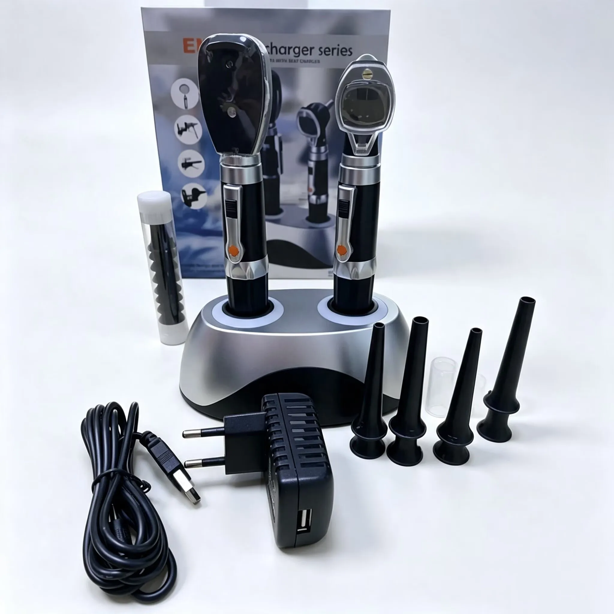WIFI portable pet visual otoscope, animal endoscope, high-definition ear canal inspection camera, pet care endoscope