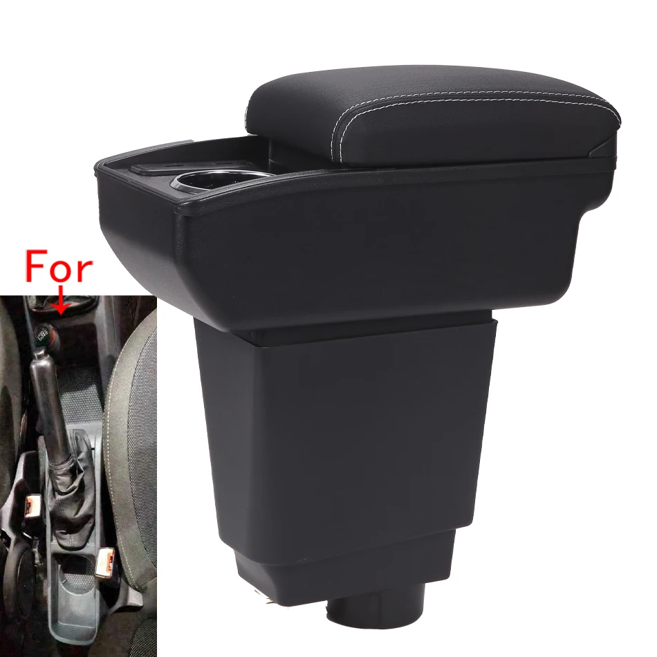 Boîte d'accoudoir pour Fiat Punto, boîte de rangement centrale pour Fiat Punto, support de bras dédié pour l'intérieur, pièce auto adaptable 2016