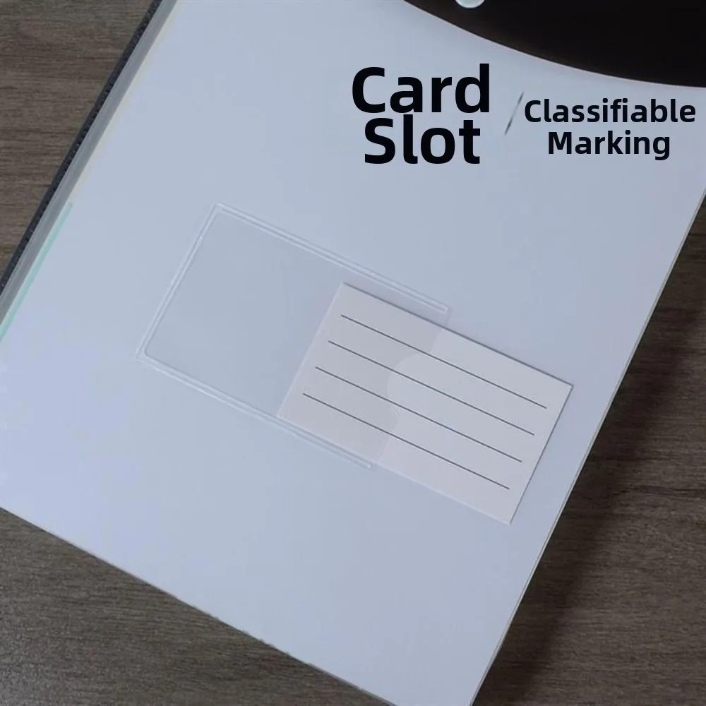 12 قطعة أكياس ملفات أوراق فضفاضة ذات سعة كبيرة شفافة مقاومة للماء حقيبة توسيع مجلد الملفات الملونة 11 فتحة