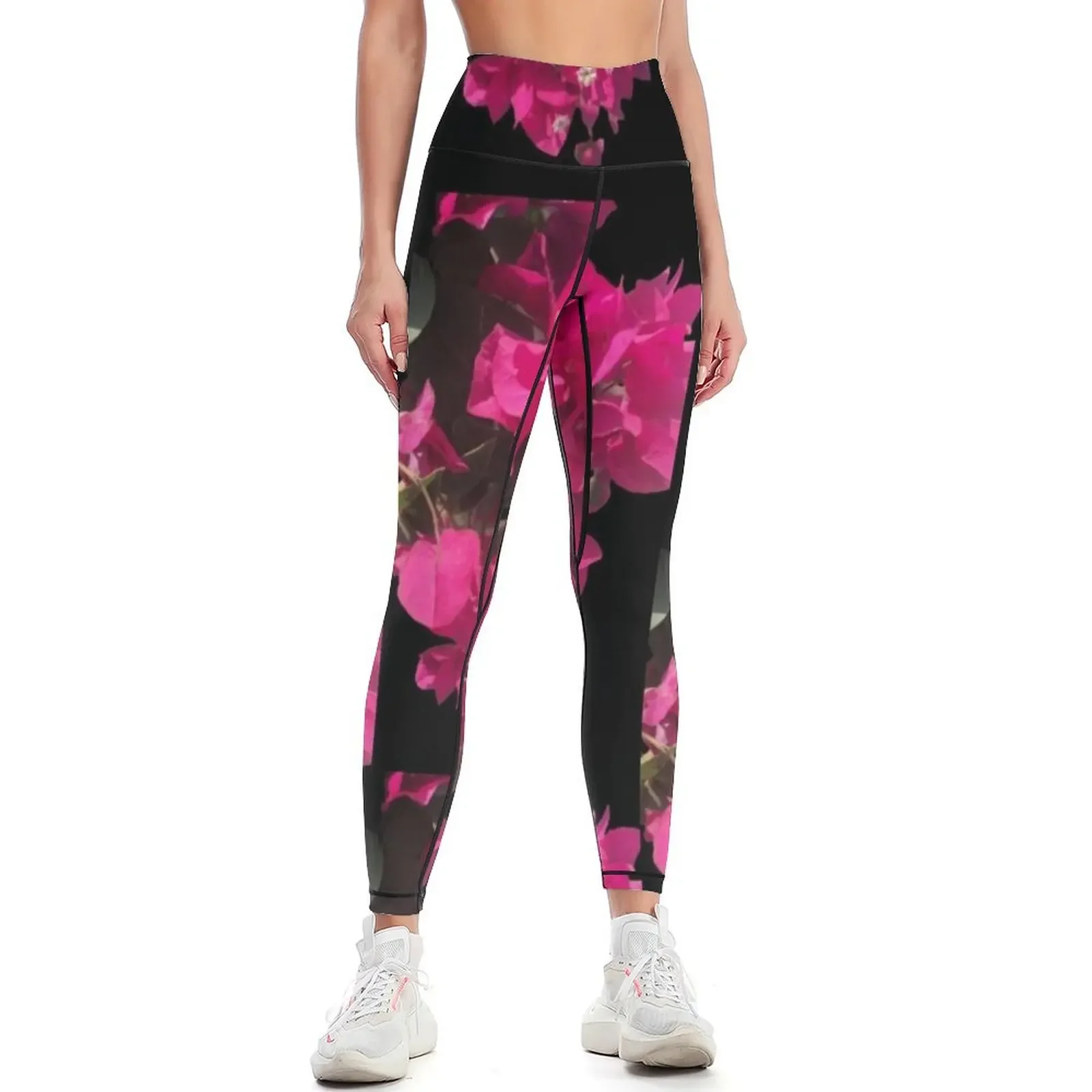 

bogan -vila , flowers branch Leggings sporty woman push up joggers for Training pants Female legging pants Womens Leggings