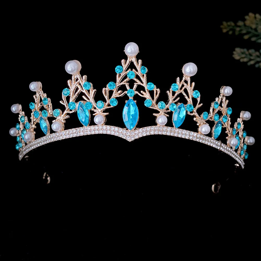 

Crown For Women Rhinestone Tiara Bridal Wedding Headpiece Birthday Crown Pageant Bride Hair Accessories