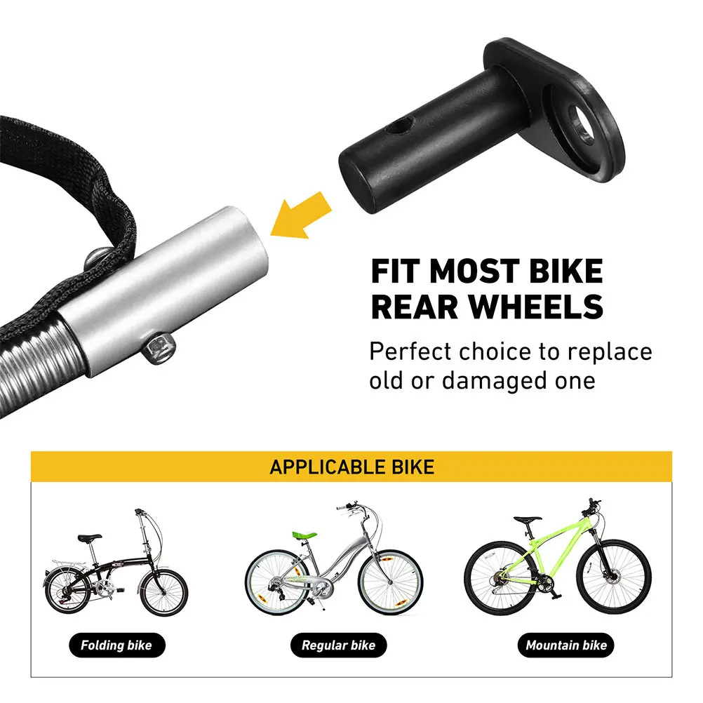 

3Pcs Pet Trailer Accessories Bike Trailer Coupler Attachment Adapter Universal Steel Hitch Connector for Cycling Family Trips