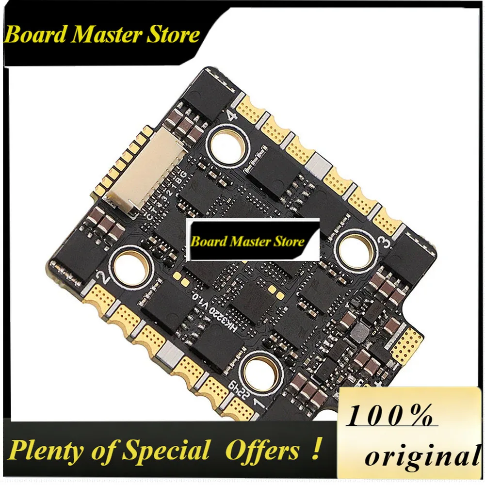BoMaSHAKRC 32BIT MINI 60A / 65A AT4G_Multi_32.9 4in1 Brushless ESC DShot 150/300/600 PWM / Oneshot 125 2-8S For RC FPV Racing