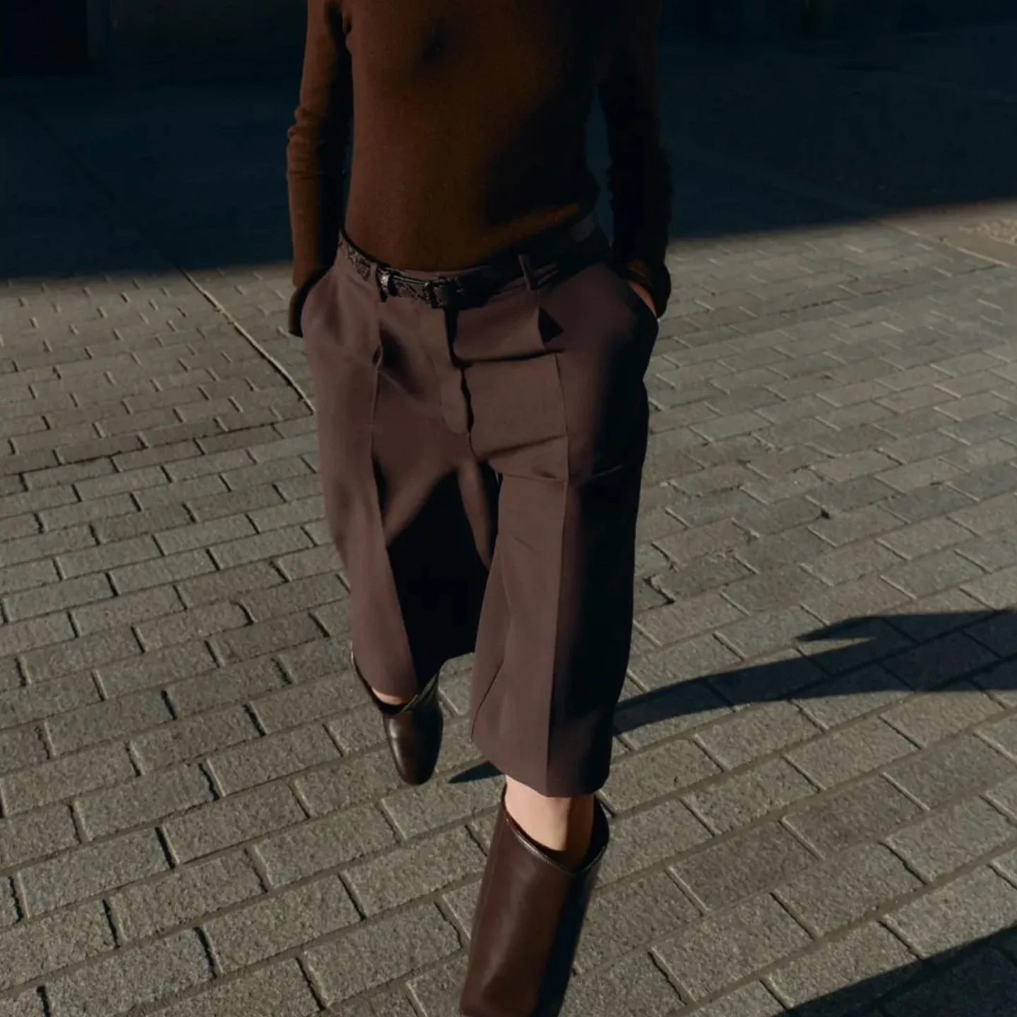 سراويل طويلة غير رسمية للنساء متعددة الاستخدامات بحزام لخريف 2025 جديدة Sle مستقيمة الساق l الخصر وسحاب مادة أخرى للسيدات... #2