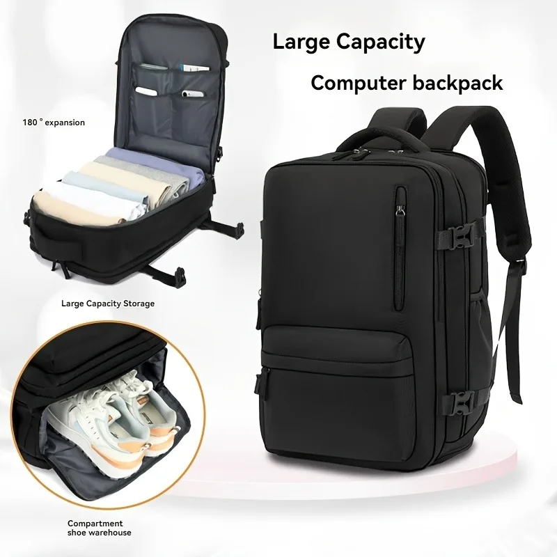 กระเป๋าเป้สะพายหลังความจุขนาดใหญ่สําหรับการเดินทางแบบกําหนดเองพร้อมที่เก็บแยกแห้งและเปียก กระเป๋าเดินทางคุณแม่ การเดินทางเพื่อธุรกิจระยะสั้น