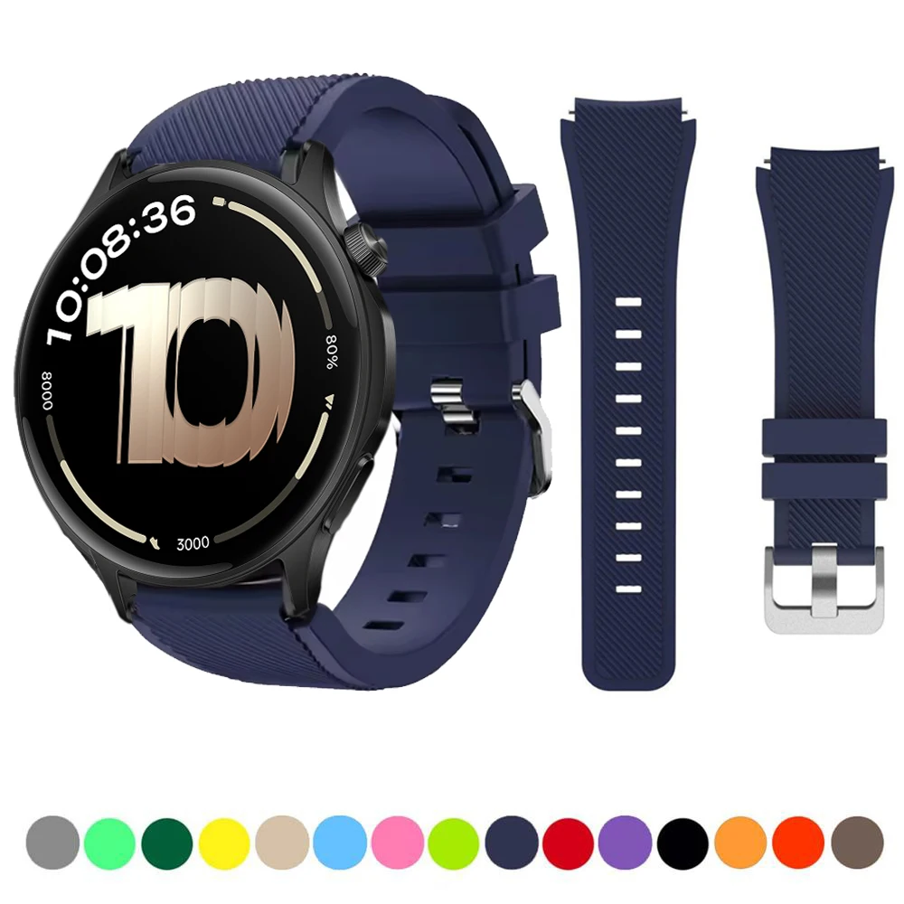 Band For Oneplus Watch 3 46mm/2r/2 smartwatch Accessories Sport Silicone Bracelet correa Oneplus Watch Lite 22mm watch straps