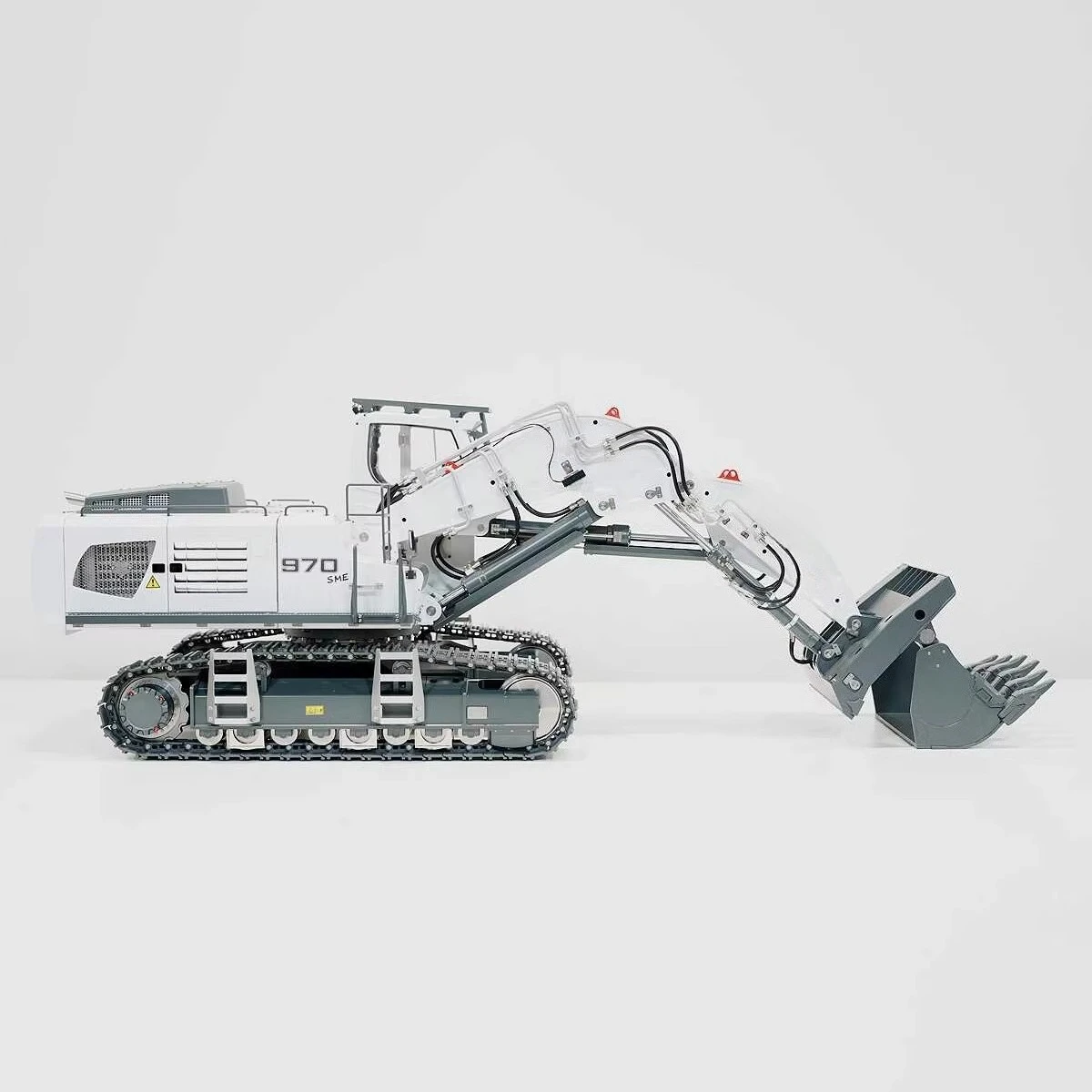 K970-200 1/14 RC Hydraulic Excavator Construction Machinery LCD Instrument Panel with Lighting Effects RC Car Simulation Model