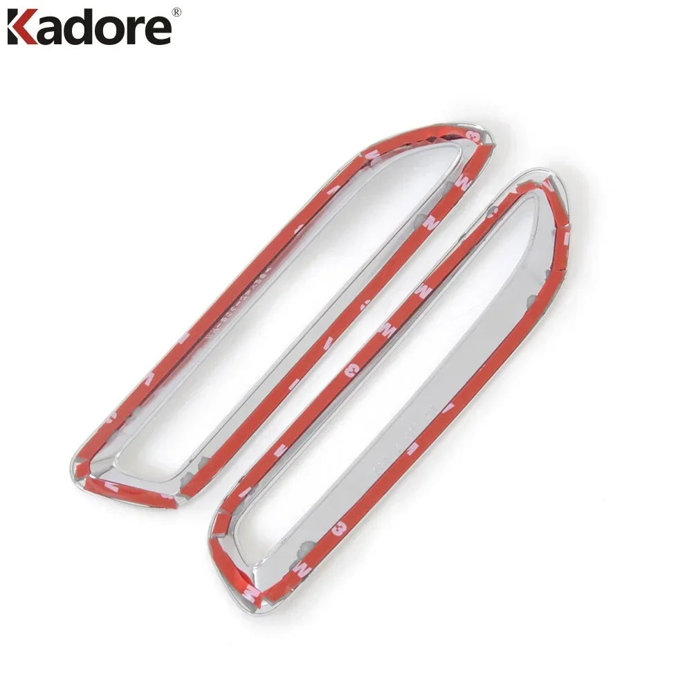 سيارة الخلفي الضباب الخفيف غطاء المصباح الكسوة لتويوتا سيينا 2010-2013 2014 2015 2016 2017 كروم الذيل فوجليت الحافة الزخارف اكسسوارات