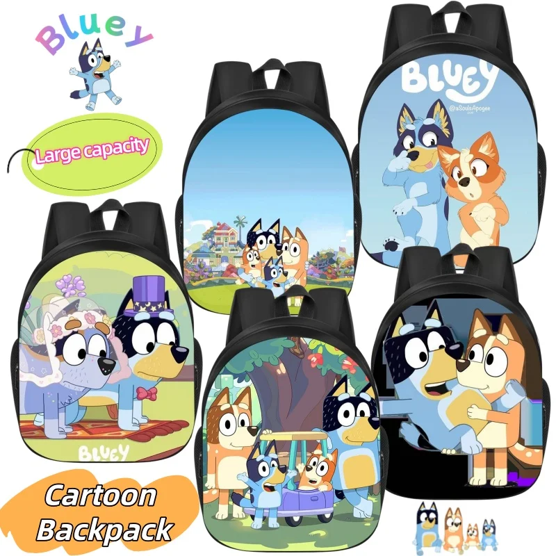 

Bluey‌ Bingo‌ Bandit‌ Chilli‌ Muffin‌ Cartoon cute new large-capacity backpack high-value creative outing storage light backpack