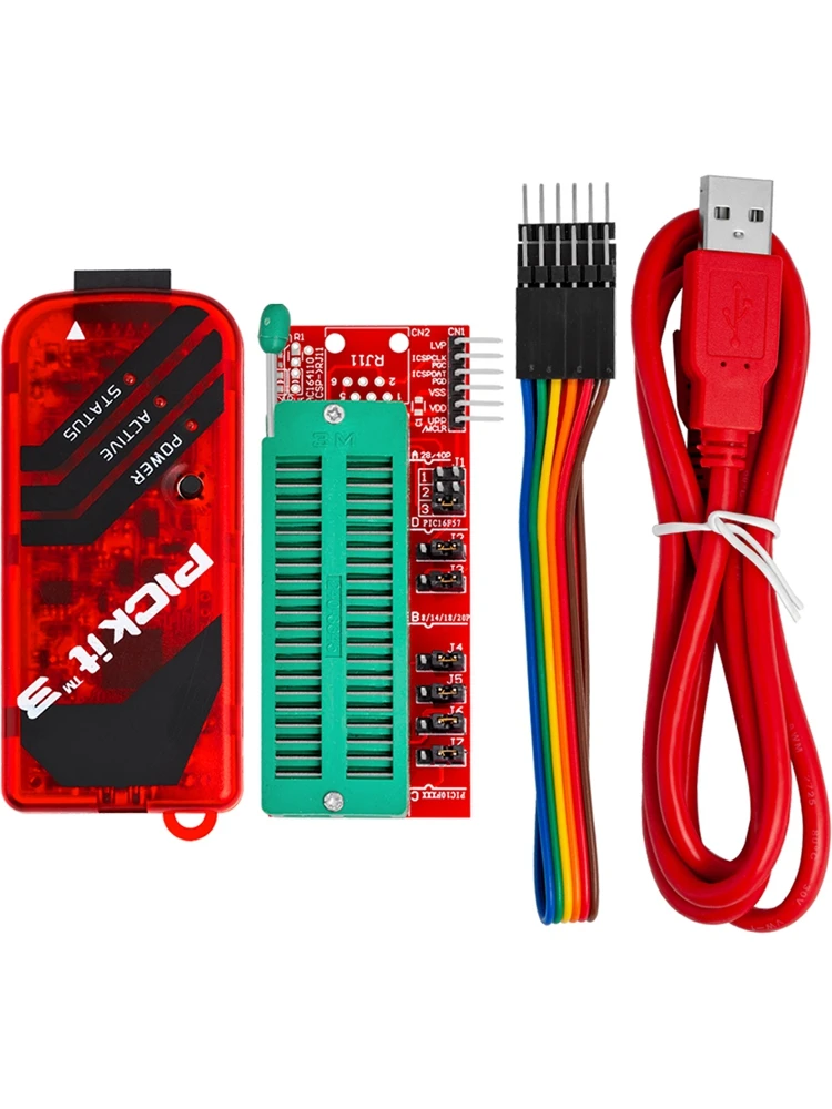 PICKIT3 PICKIT3.5 Programator PICKIT 3 do programowania offline układów mikrokontrolerów PIC + adapter programatora PIC — zdjęcie produktu 7