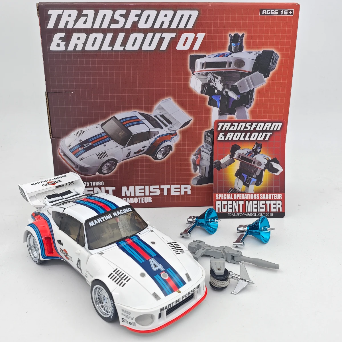 Transformation Rollout TnR TR-01 TR01 Agent Mister Jazz Car MP Scale Action Figure Robot Model Toys With Box