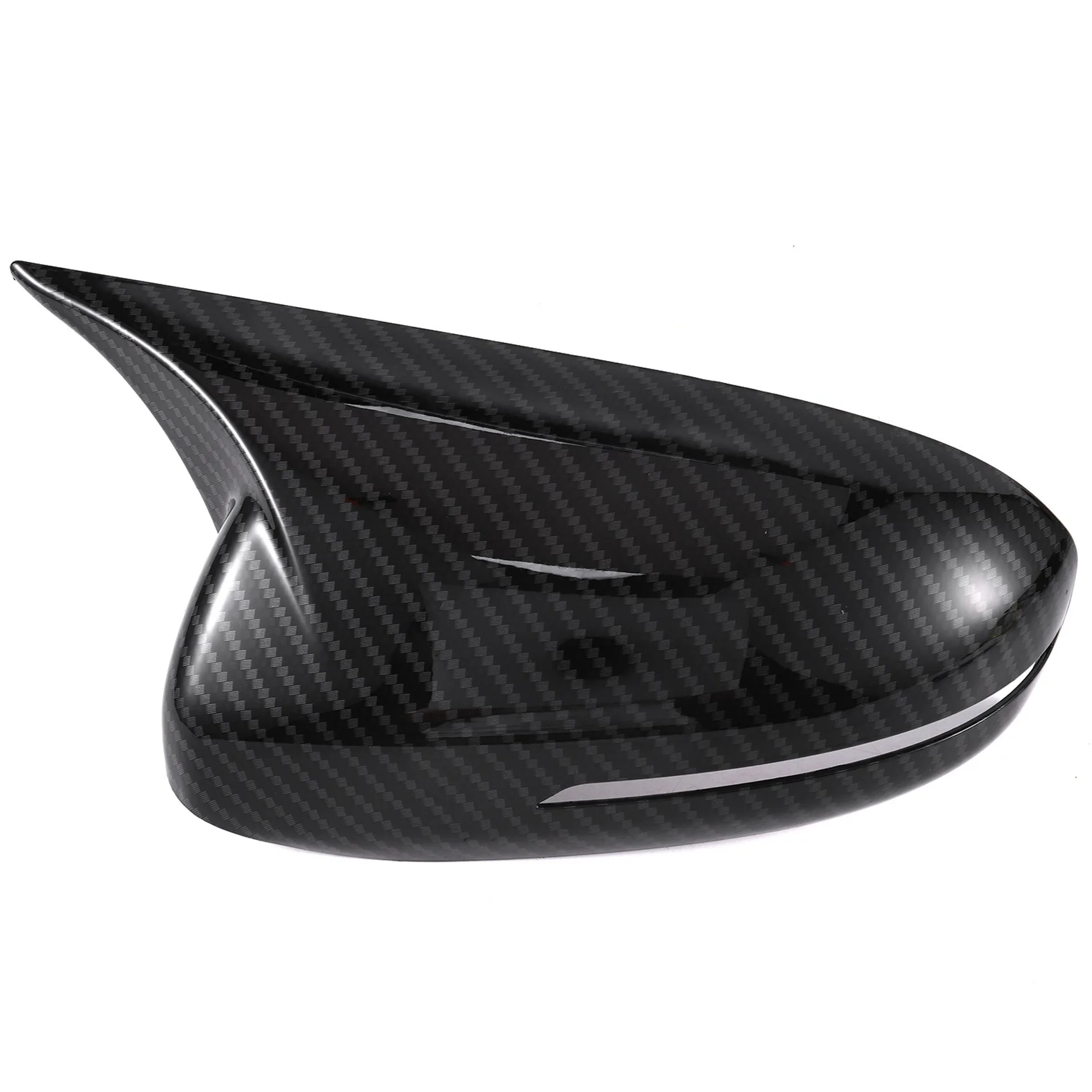 

4X Carbon Fiber Rear View Mirror Housing Ox Horn Cover-Side Mirror Cover For Kia Optima K5 2011-2015
